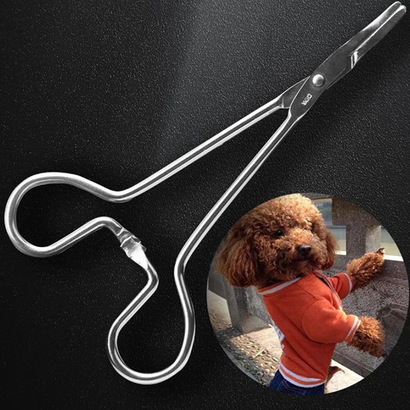 Pet Cat Dog Tweezers Hemostasis And Hair Removal Ear Cleaning Tweezers Needle Seat For Pet Hair Cleaning Ear Tweezers