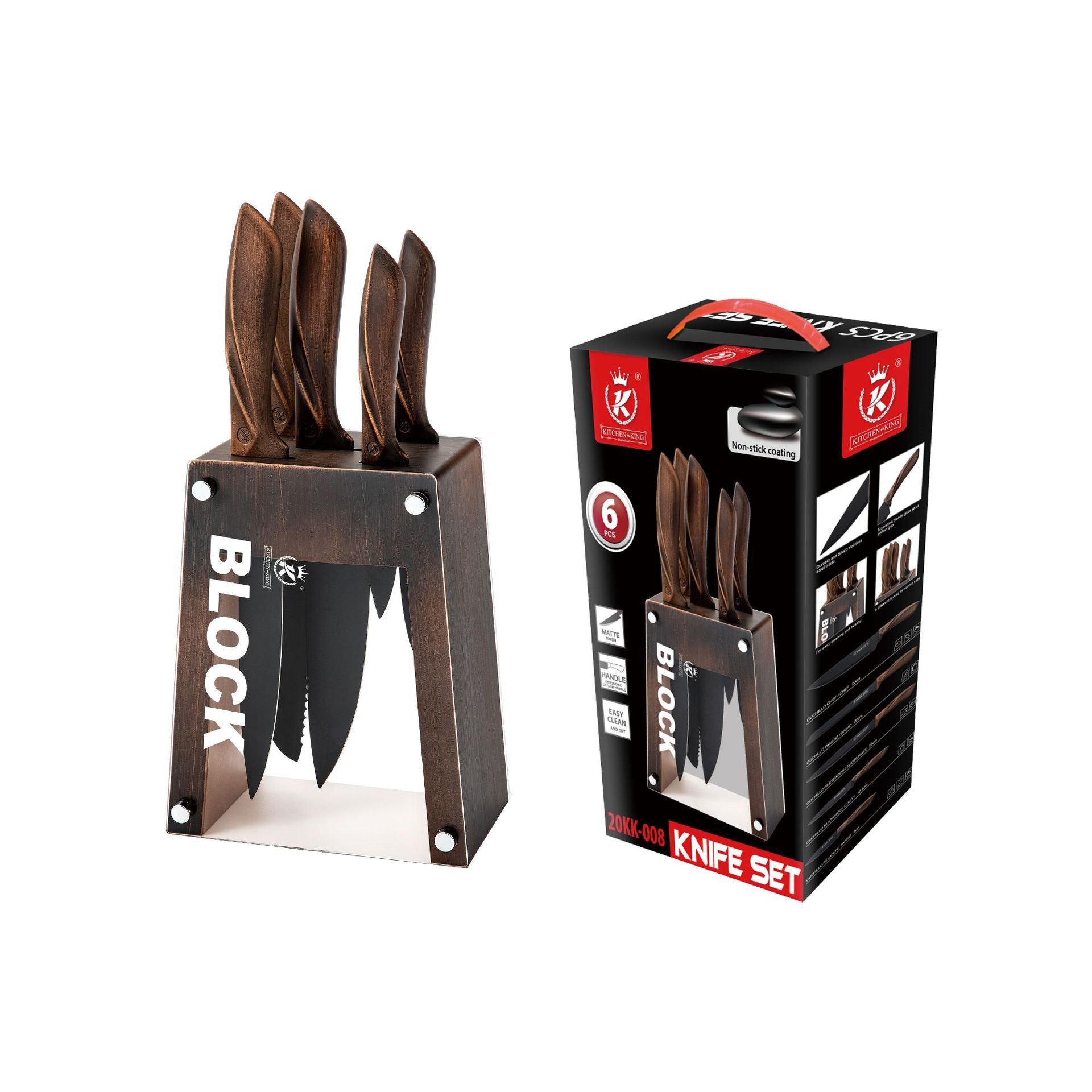 Knife Set Kitchen Stainless Steel Chef