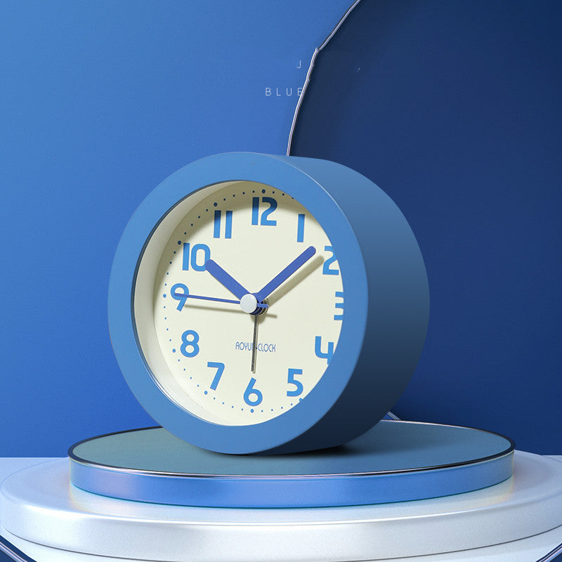 Children's Luminous Bedside Nordic Style Simple Silent Small Alarm Clock