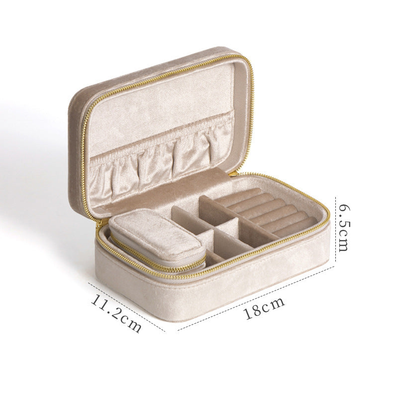 Boîte de rangement portable pour bijoux pour femmes