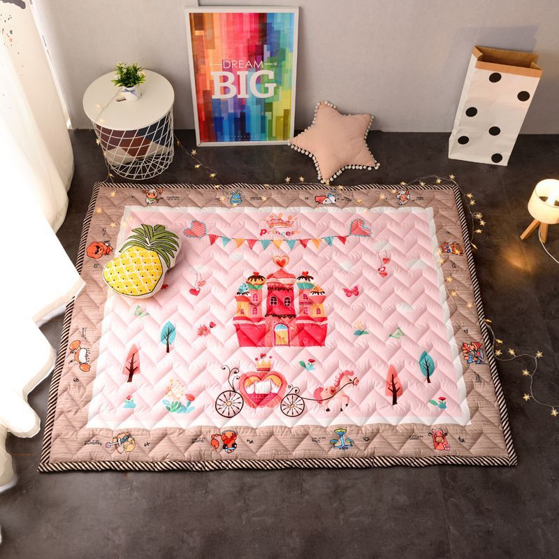 Cartoon Cotton Thickened Children's Play Mat Folding