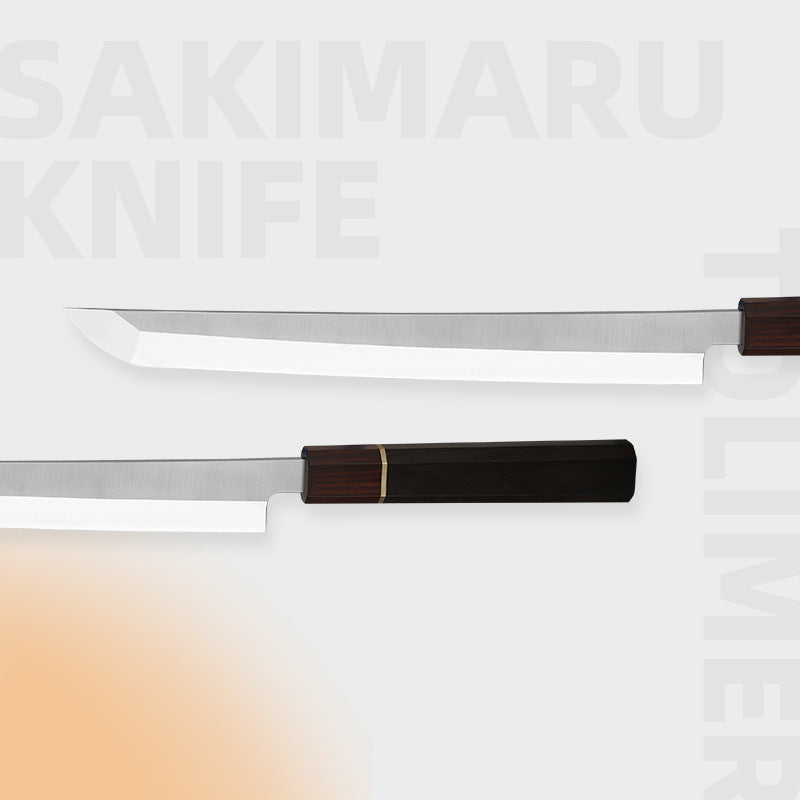 Couteau japonais à sushi et sashimi en acier inoxydable