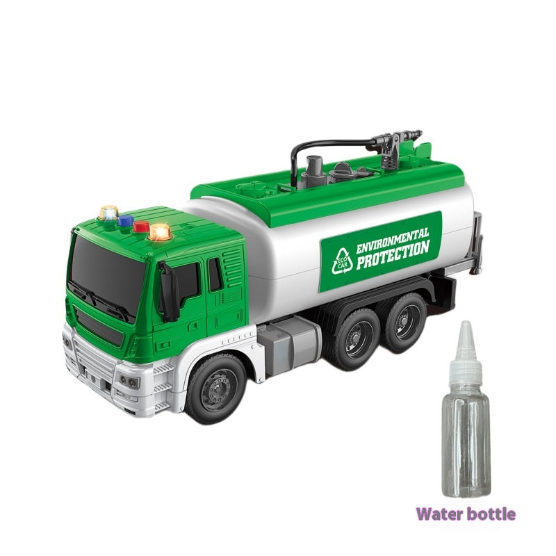 Aerial Ladder Fire Truck Toy Car Firemen Can Spray Water Recovery Vehicle