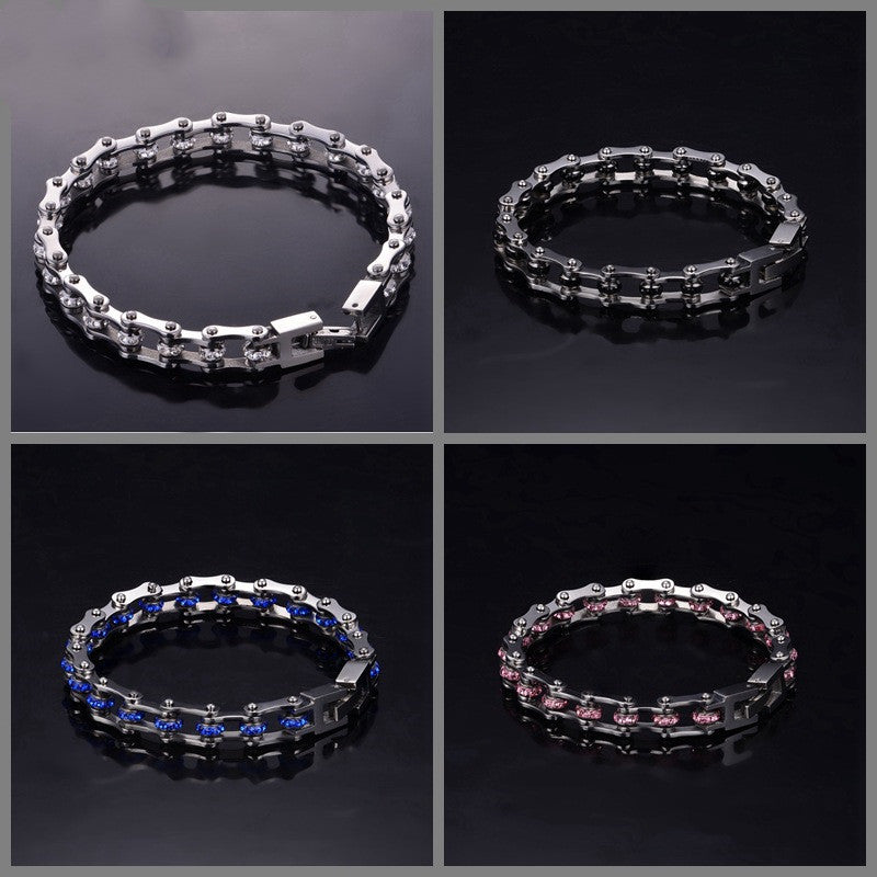 Women's Fashion Stainless Steel Bicycle Bracelet