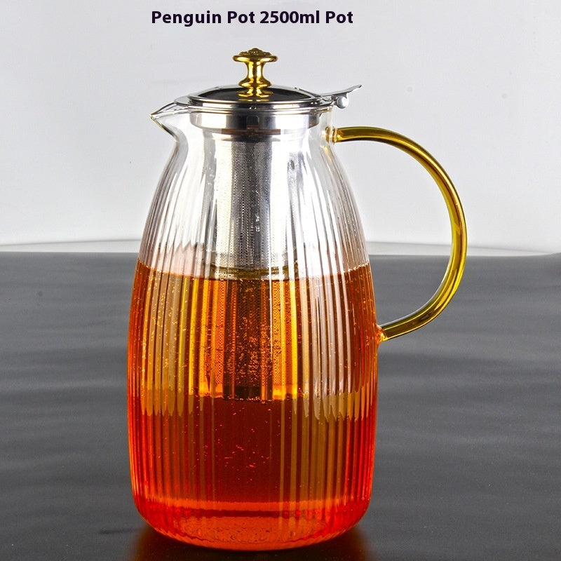 Household Heat-resistant Thick Glass Teapot Set