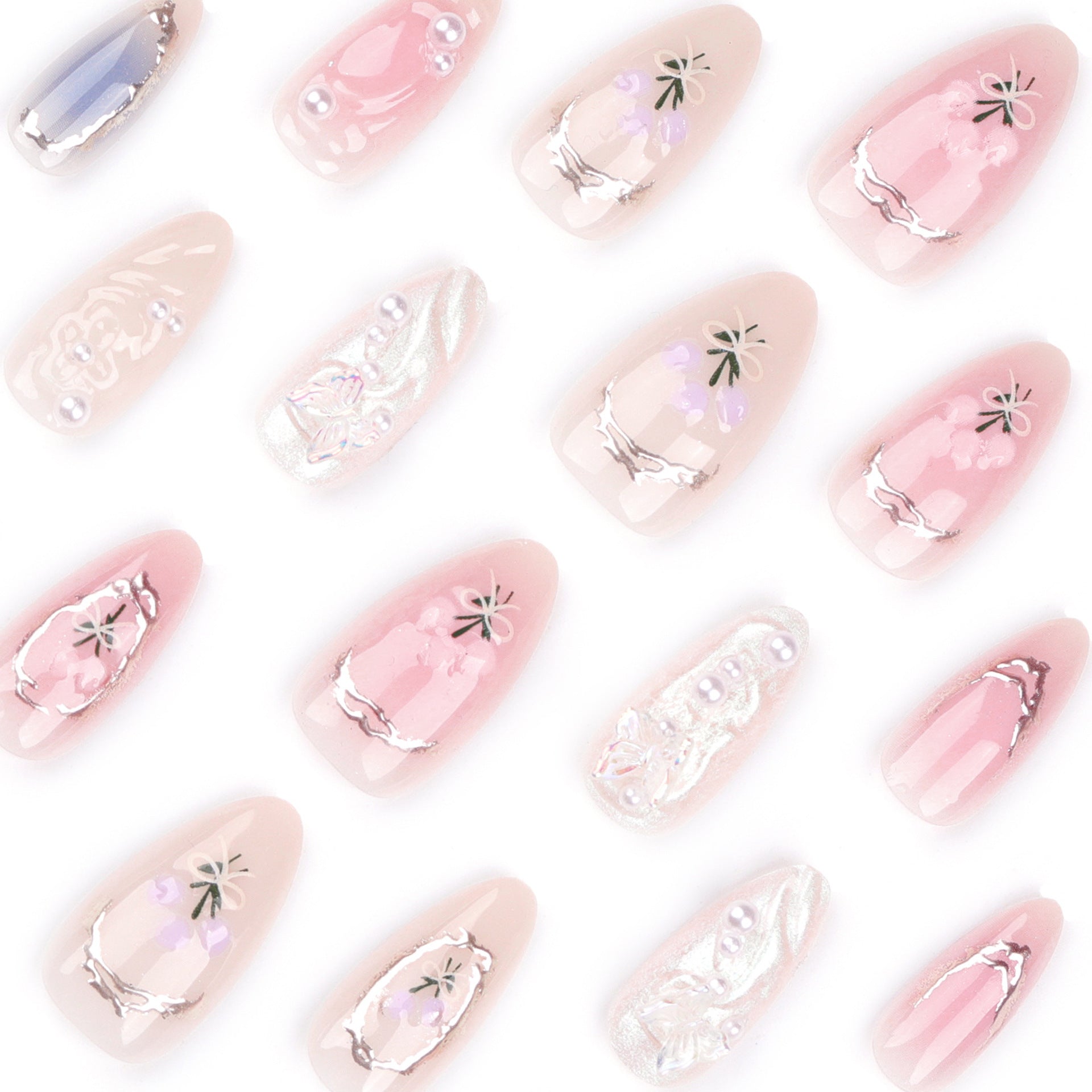 High-grade Aurora Manicure Fake Nail Tip