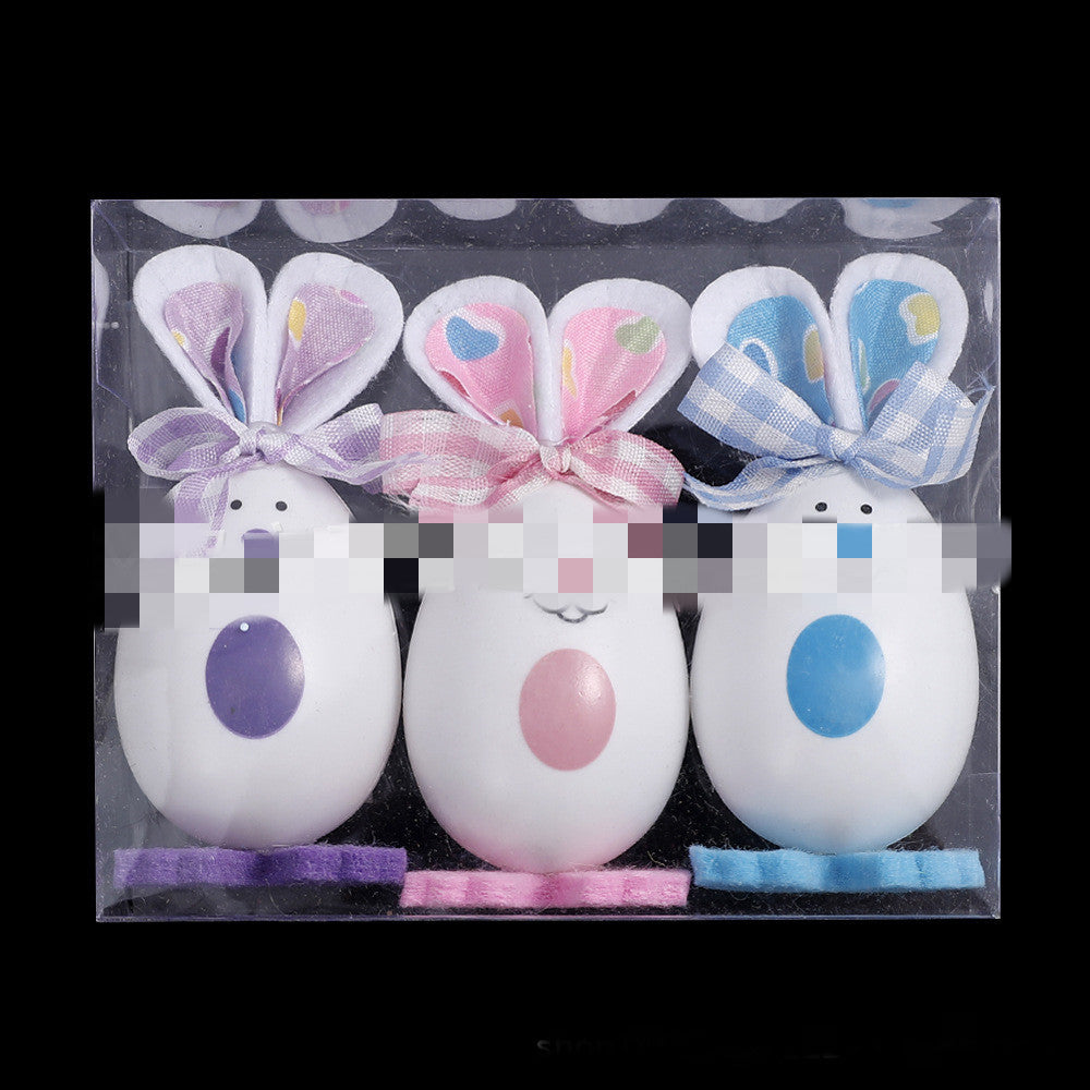 Lapin de Pâques Décoration de Pâques Cadeau en forme de lapin Ornements de décoration pour la maison