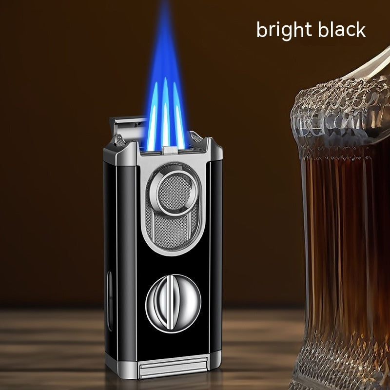 Briquet à cigares avec torche trois flammes