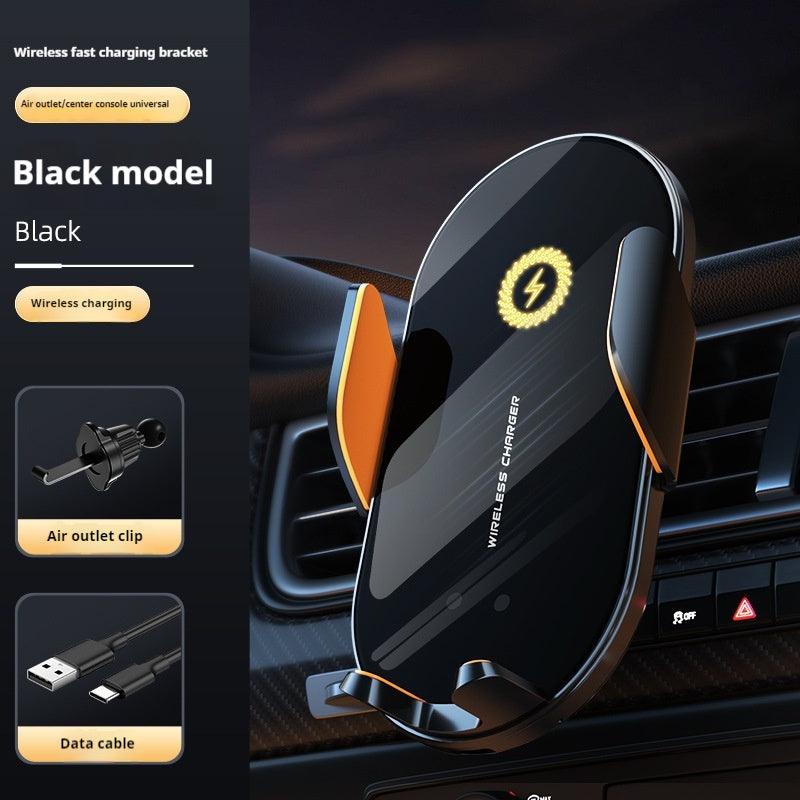 Support de téléphone portable de voiture 66W avec chargeur sans fil et prise électrique sans fil fixe