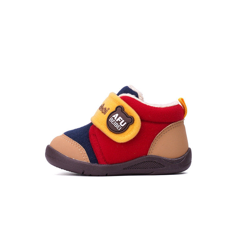 Winter Toddler Warm And Fleece Soft-soled Children's Shoes