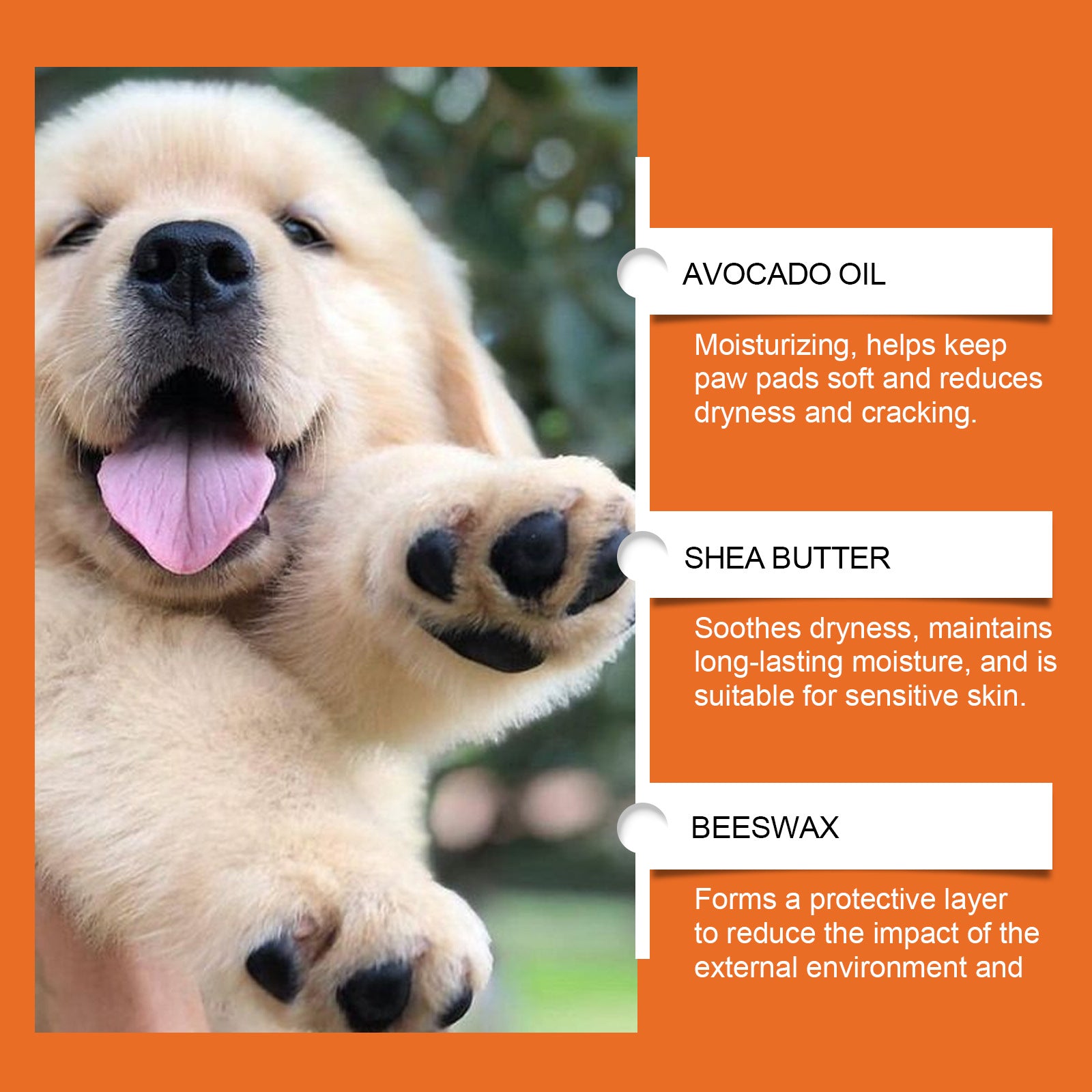 Crème Hydratante pour Coussinets d'Animaux – Beauté Animale Anti-gerçures