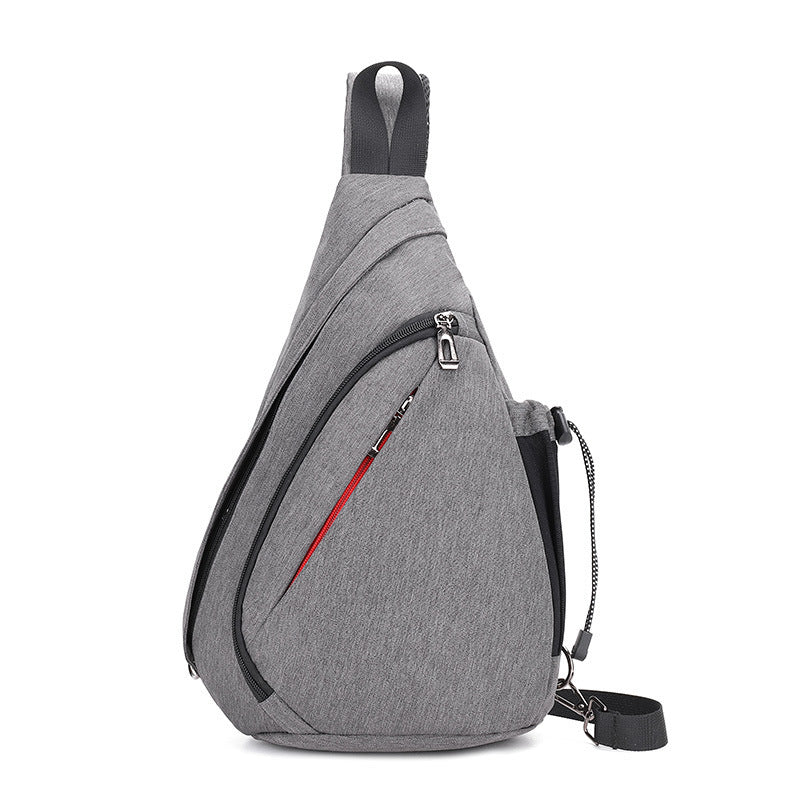 Nouveau sac de poitrine ajusté simple pour homme, sac de rangement numérique sport et loisirs, sac à bandoulière multifonction, livraison directe