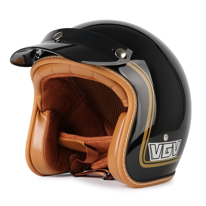 Casque de moto 3C certifié Rétro Voiture électrique