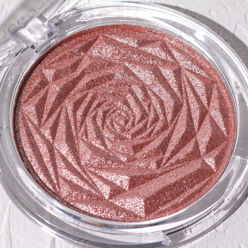 Palette Rose Diamond Illuminateur Poudre Blush pour éclaircir et faire briller
