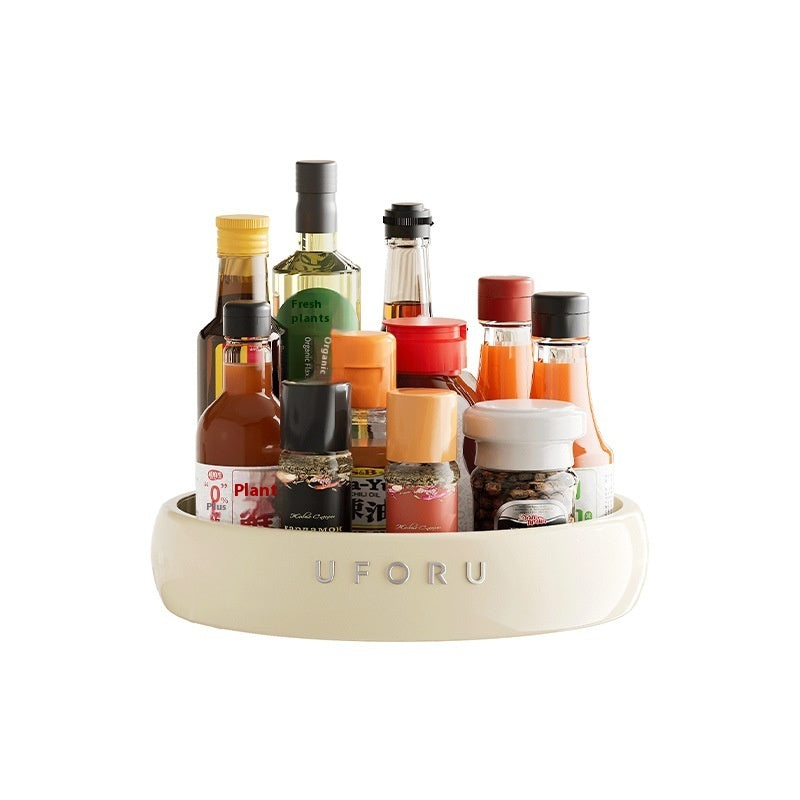 Rotating Kitchen Rack Multi-function Seasoning Plate