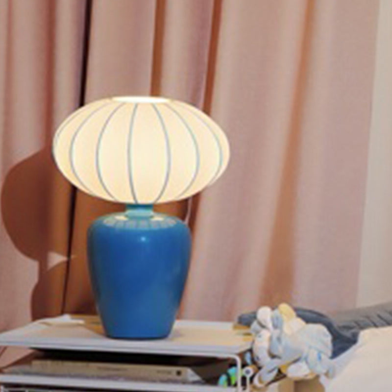 Ceramic Retro Personalized Creative Atmosphere Light Luxury Bedside Decorations Table Lamp