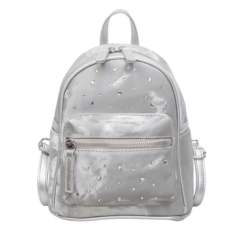 Sac à dos pour femmes en fil de broderie diamant