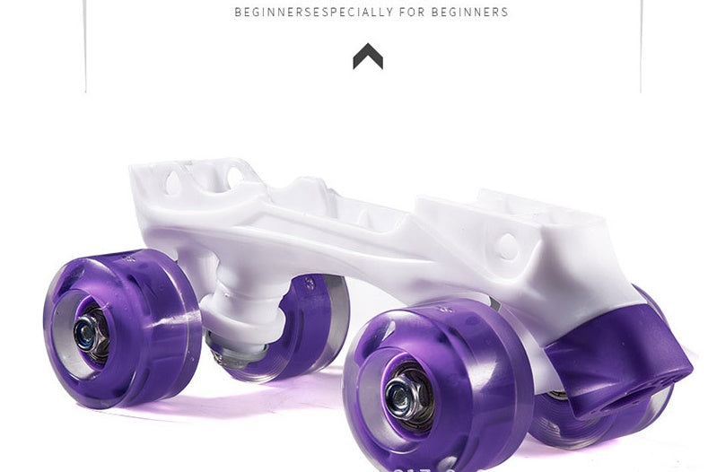 PU Full Children's Roller Skates Double Row