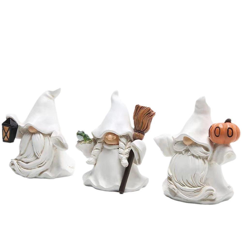 Décorations créatives d'Halloween en résine Artisanat de jardin