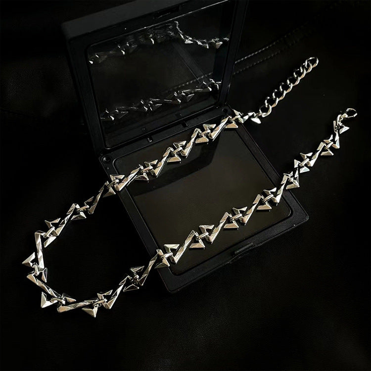 Hip Hop Cool Z Letter Splicing Boys Necklace