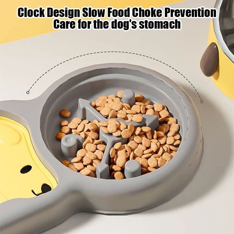 Pet Feeder Bowls Pet Feeder Water Bottle Set Pet Feeding Bowls And Drinkers 15-Degree Tilt Design Protect Cats Dogd Neck