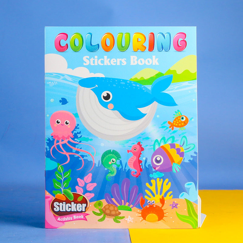 Cahier Grand Format A4 à Colorier Espace Enfants