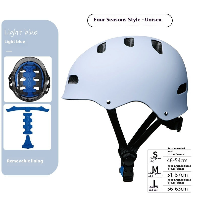 Children's Adult Hip Hop Roller Skating Skateboard Rafting Climbing Riding Helmet