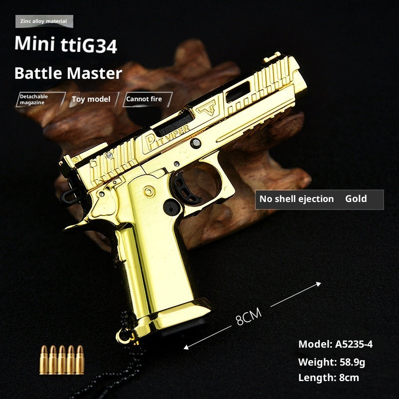 Mini Pendant Pistol Detachable Model Keychain Decoration