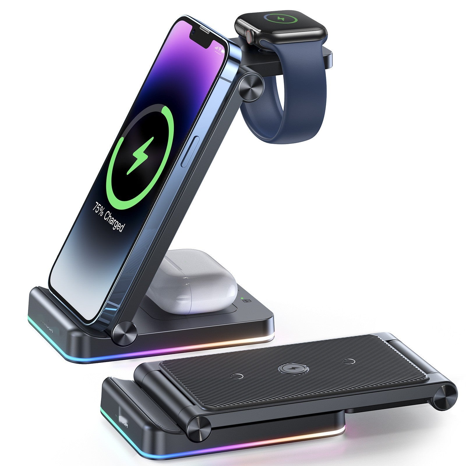 Wireless Three In One Foldable Charger