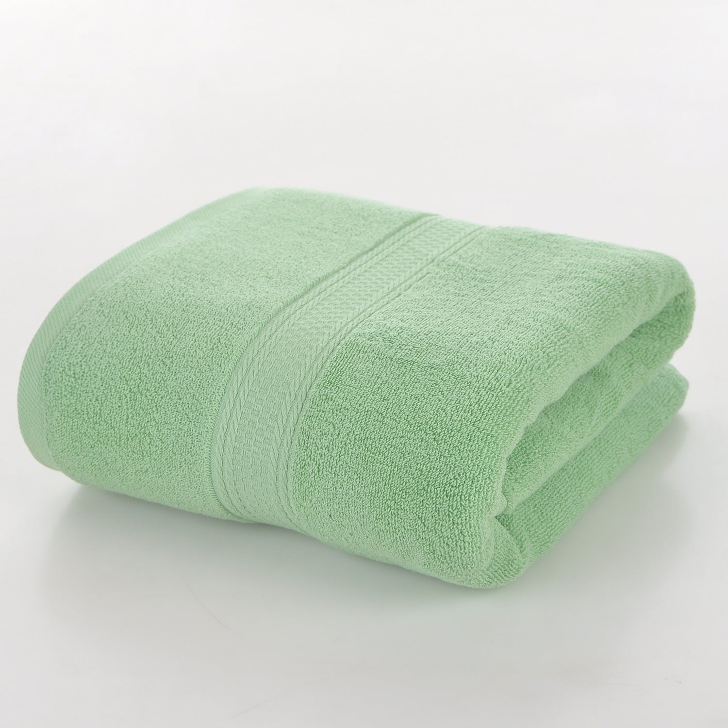 Serviette de bain unie en pur coton pour la maison