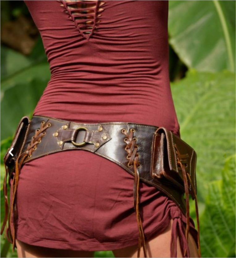 Sac banane en similicuir de style Renaissance