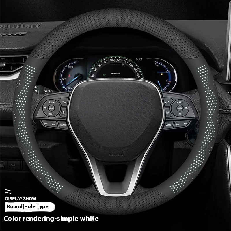 Car Steering Wheel Cover For Four Seasons Non-slip Breathable Comfortable