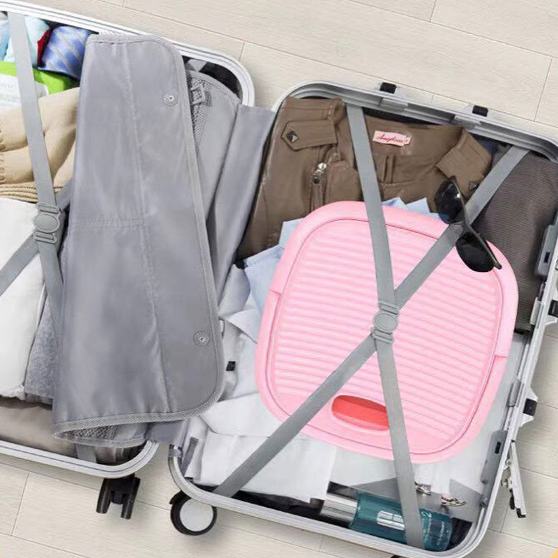 Mini lave-linge pliant intégré déshydratant