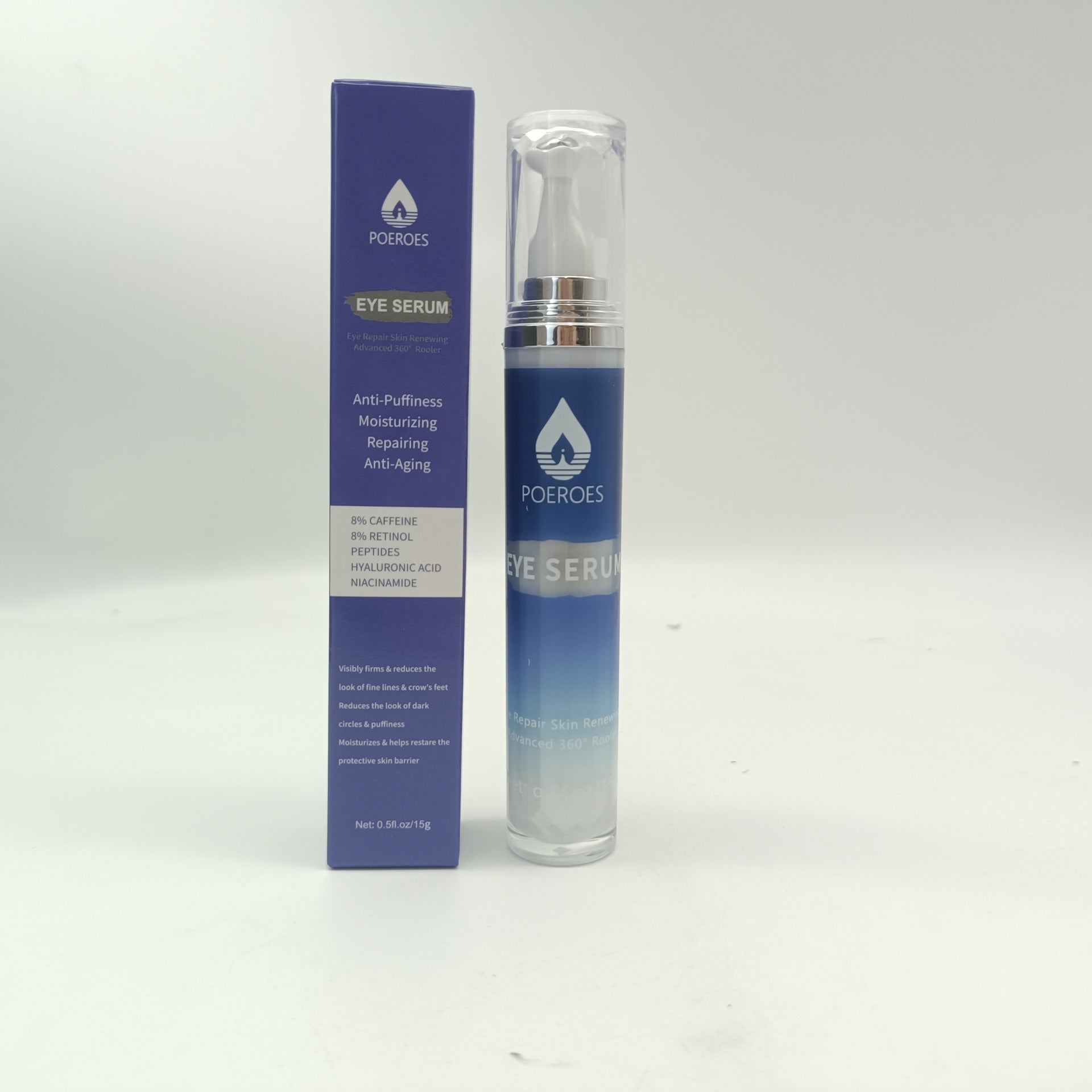 Crème Hydratante Contour des Yeux à Bille Massante