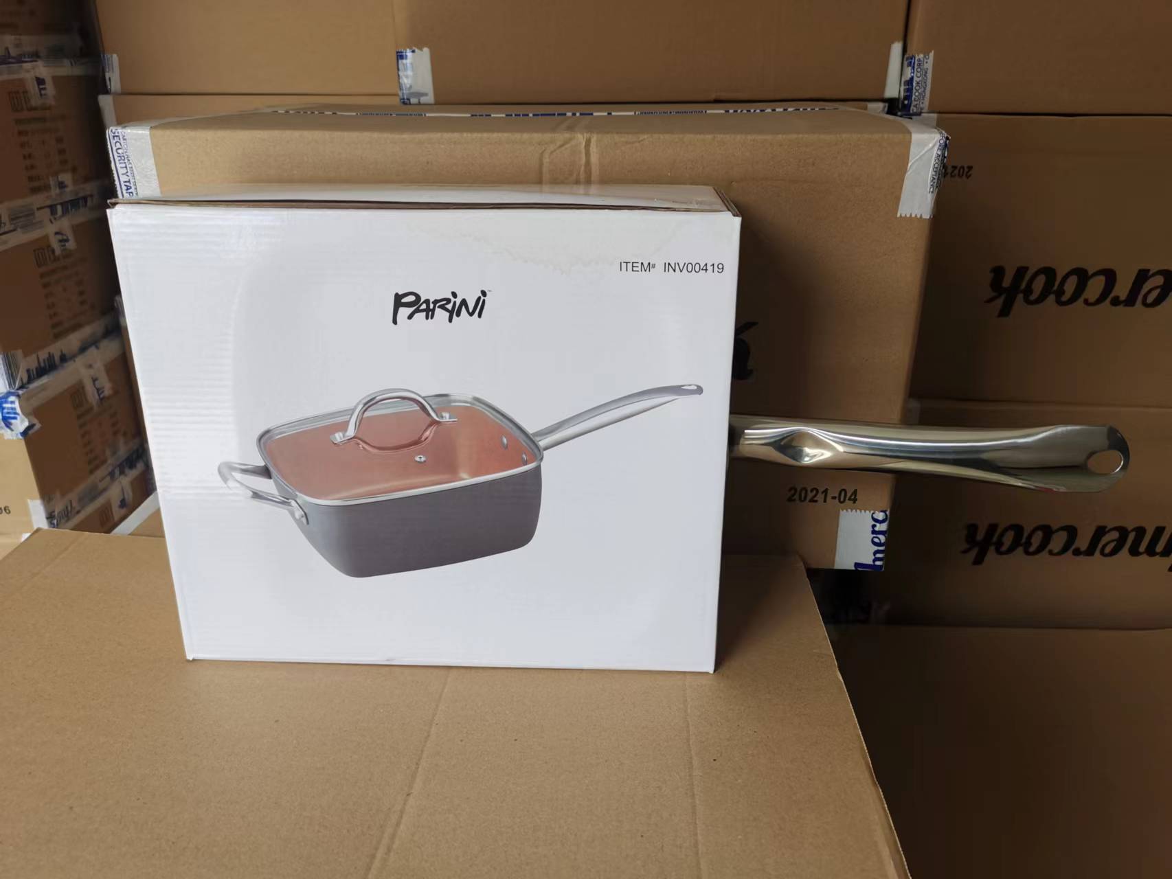 24CM Non-stick Non-fume-free Square Soup Pot
