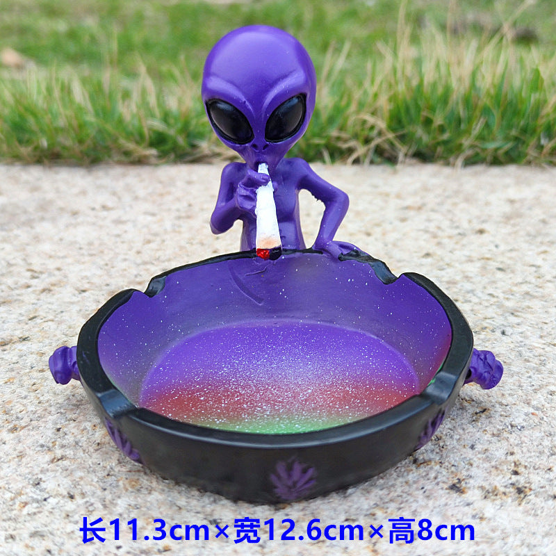 Creative Martians Resin Ashtray Decoration Ornaments