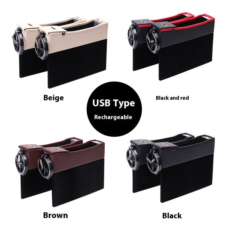 Car With USB Interface Seat Storage Box