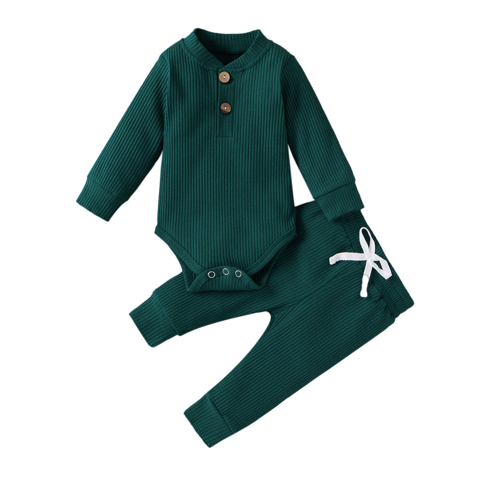 Infant Cotton Long-sleeved Jumpsuit Trousers Suit