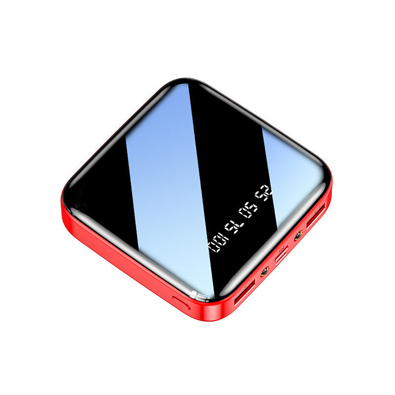 Mini-banque d'alimentation portable miroir grande capacité