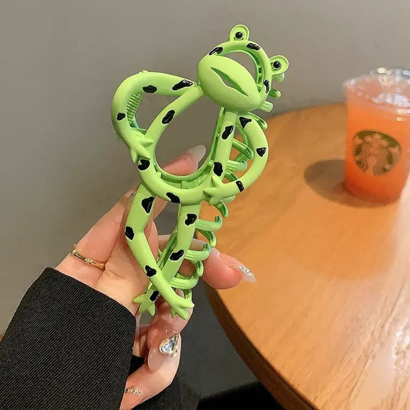Cartoon Funny Frog Shark Clip Cute Fashion Grip