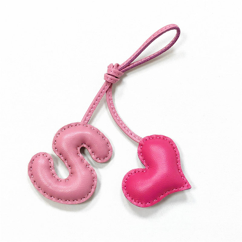 Handmade Stitching Letters With Love English Letters Bag Ornaments
