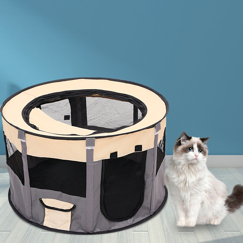 Tente pliable fermée pour chiens et chats