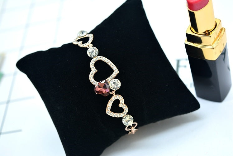 Fashion Personality Crystal Love Korean Bracelet