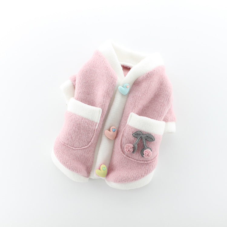 Pet Clothes Sanded Student Skirt Feet