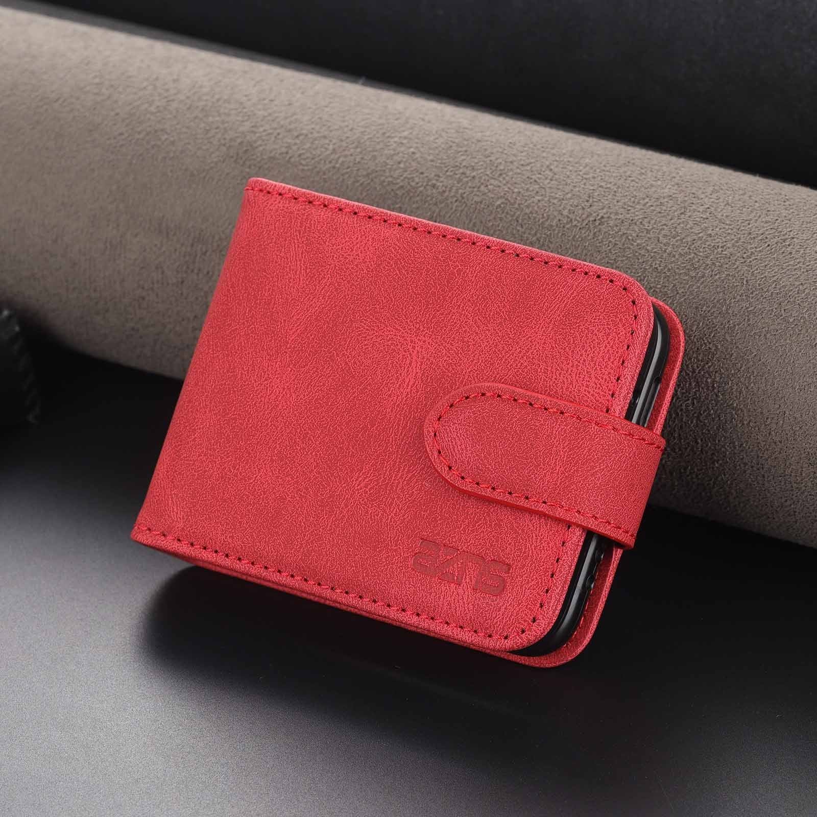 Buckle Phone Case 3 Card Flip Protective Cover