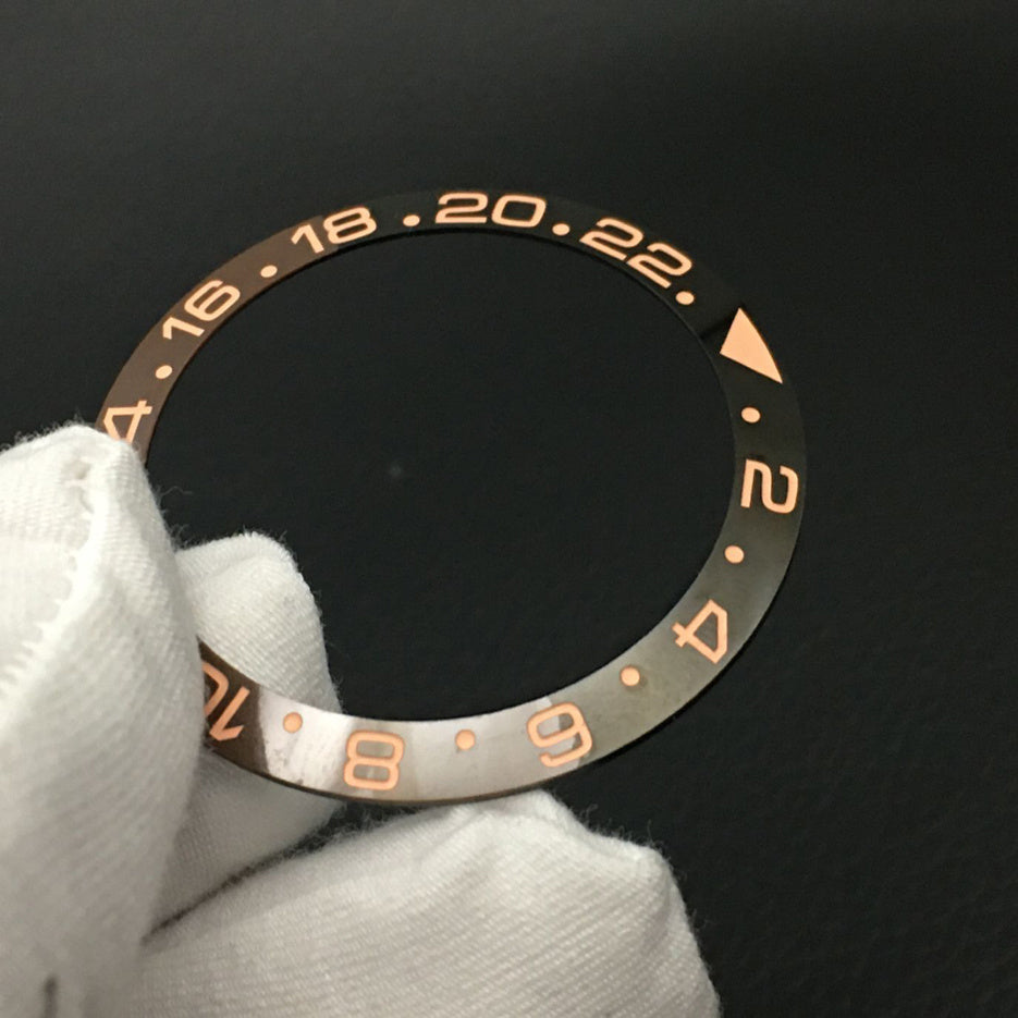Accessoires de montre, bague en céramique 38 mm