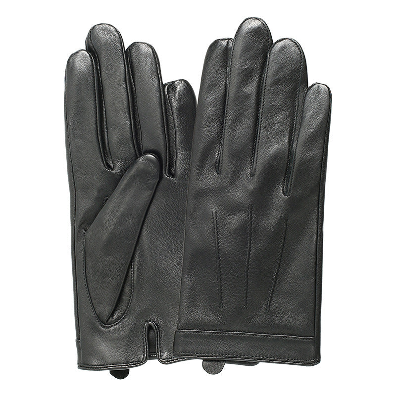 Gants fins en cuir pleine fleur de mouton pour homme