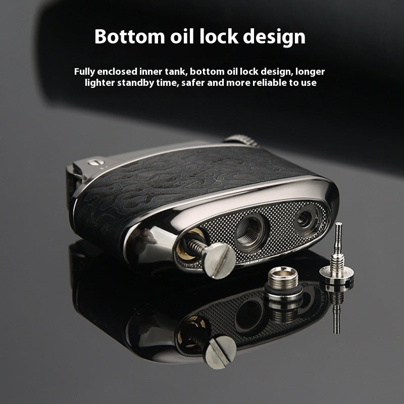 Creative Personality Retro Foreskin Kerosene Cigarette Lighter