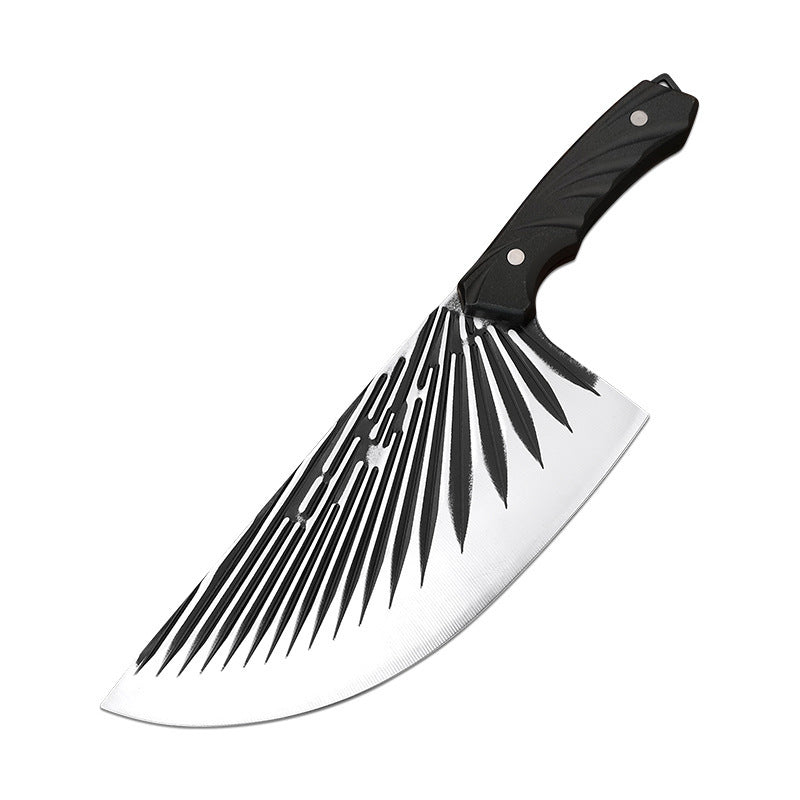 Oblique Hammer Pattern Hand-forged Household Meat Cutting Dual-purpose Kitchen Knife
