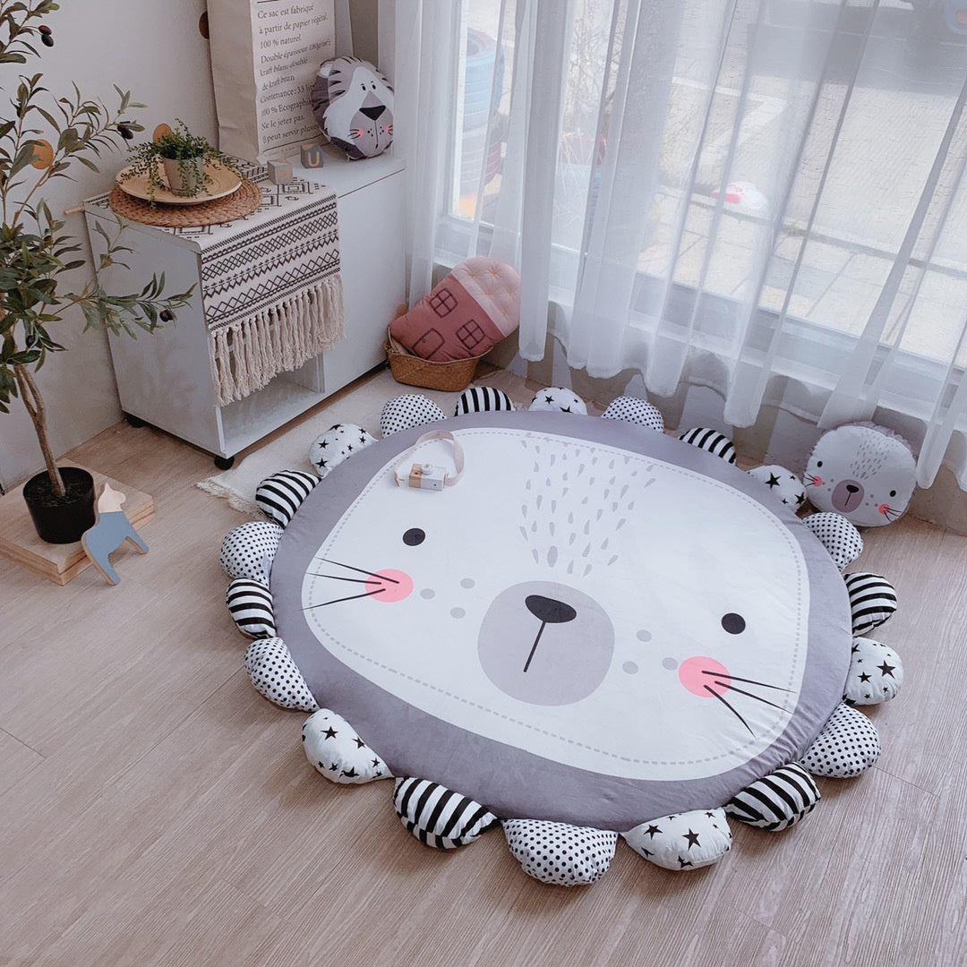 Tapis de sol Tournesol ménager pour enfants